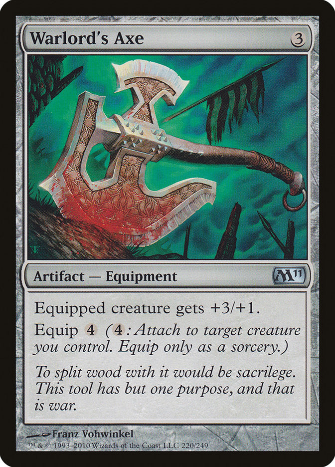 Warlord's Axe [Magic 2011] (M11 220)