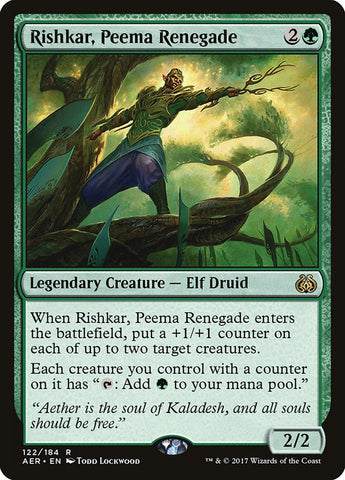 Rishkar, Peema Renegade [Aether Revolt] (AER 122)