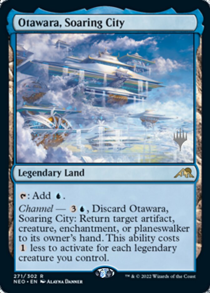 Otawara, Soaring City (Promo Pack) [Kamigawa: Neon Dynasty Promos] (PNEO 271)