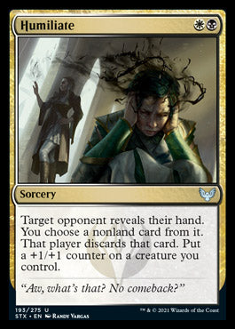 Humiliate [Strixhaven: School of Mages] (STX 193)