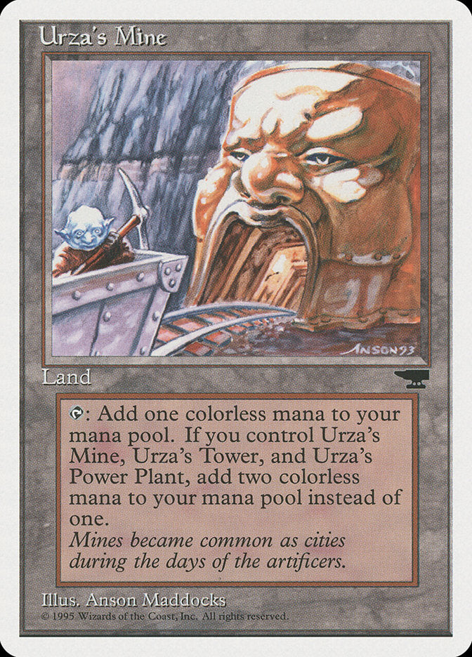 Urza's Mine (Mine Cart Entering Mouth) [Chronicles] (CHR 114A)