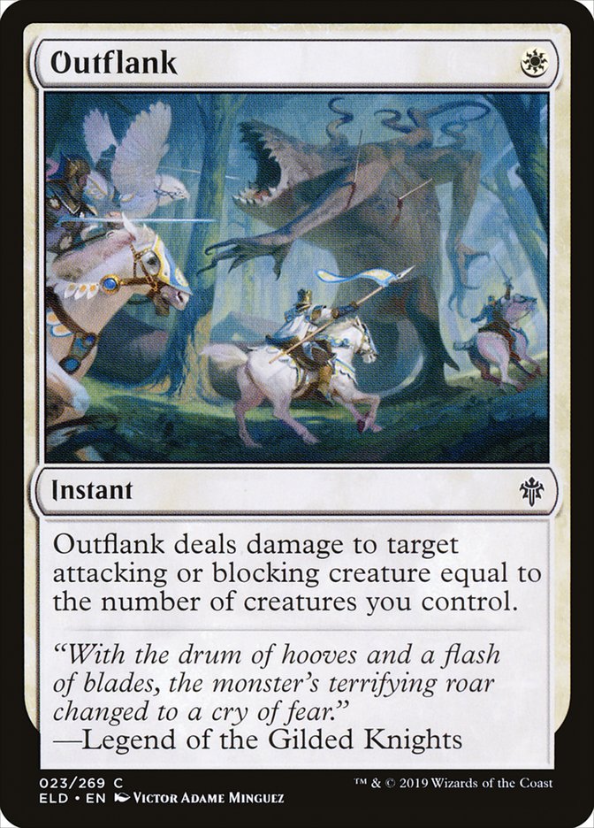 Outflank [Throne of Eldraine] (ELD 23)