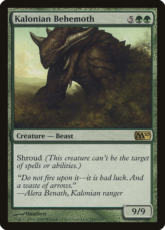 Kalonian Behemoth [Magic 2010] (M10 188)