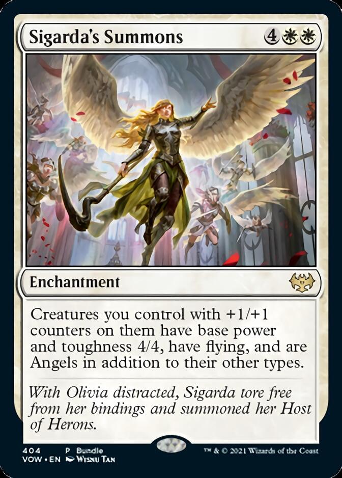 Sigarda's Summons (Bundle) [Innistrad: Crimson Vow] (VOW 404)