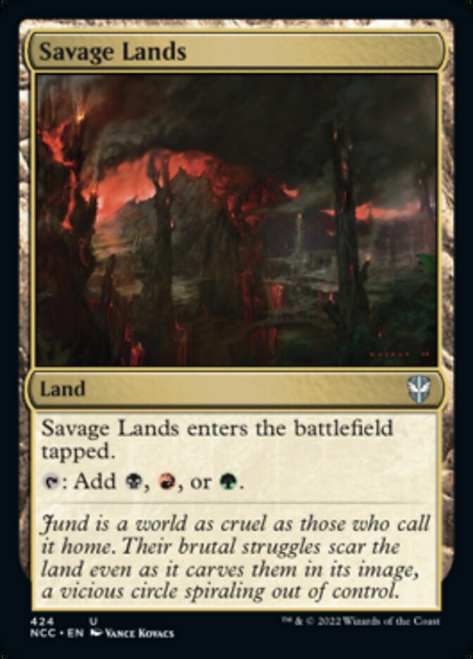 Savage Lands [Streets of New Capenna Commander] (NCC 424)