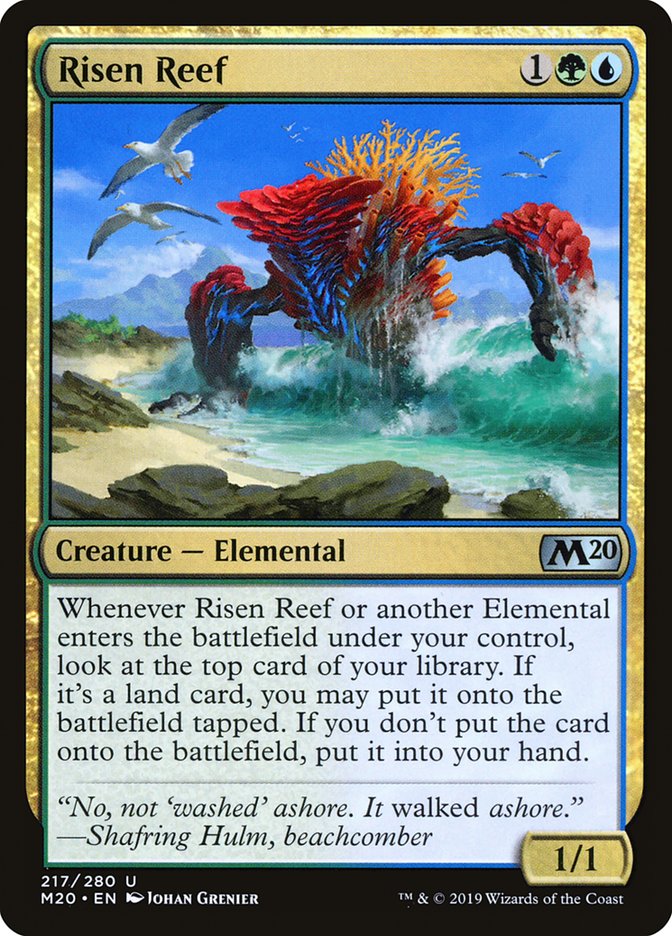 Risen Reef [Core Set 2020] (M20 217)
