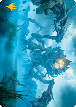 Creeping Inn Art Card (Gold-Stamped Signature) [Innistrad: Midnight Hunt Art Series] (AMID 34)
