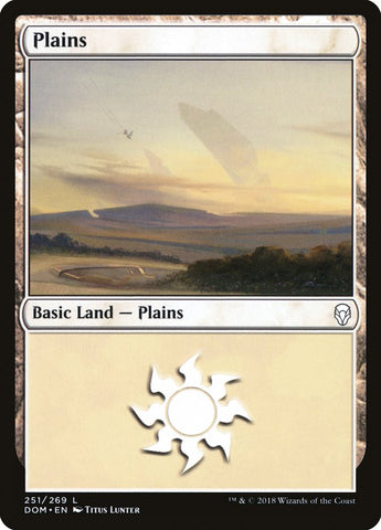 Plains (#251) [Dominaria] (DOM 251)