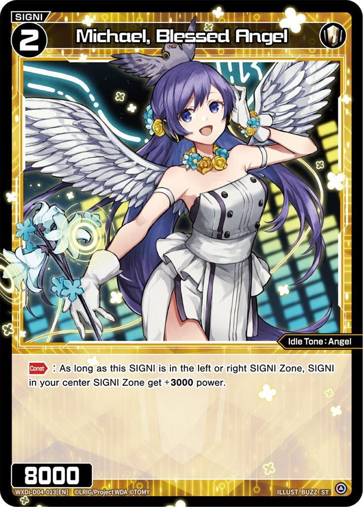 Michael, Blessed Angel (WXDi-D04-013) [Diva Debut Deck D04: WOLF LION LOVIT]