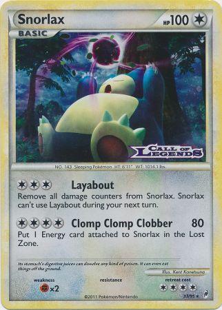 Snorlax (Prerelease Promo) (33/95) [Nintendo: Black Star Promos]