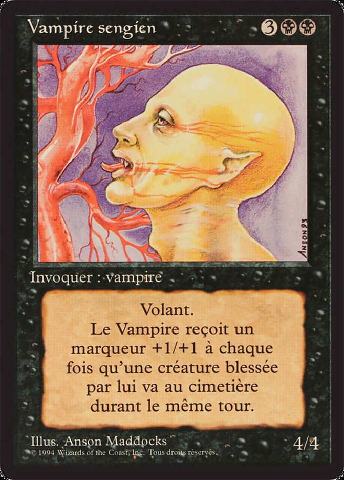 Sengir Vampire [Foreign Black Border] (FBB 129)