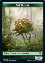 Food // Saproling Token [Commander 2021 Tokens] (TC21 24 // 18)
