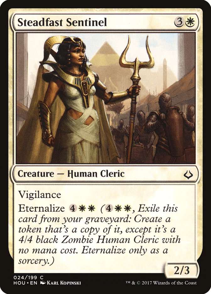 Steadfast Sentinel [Hour of Devastation] (HOU 24)