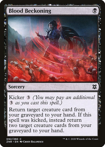 Blood Beckoning [Zendikar Rising] (ZNR 92)