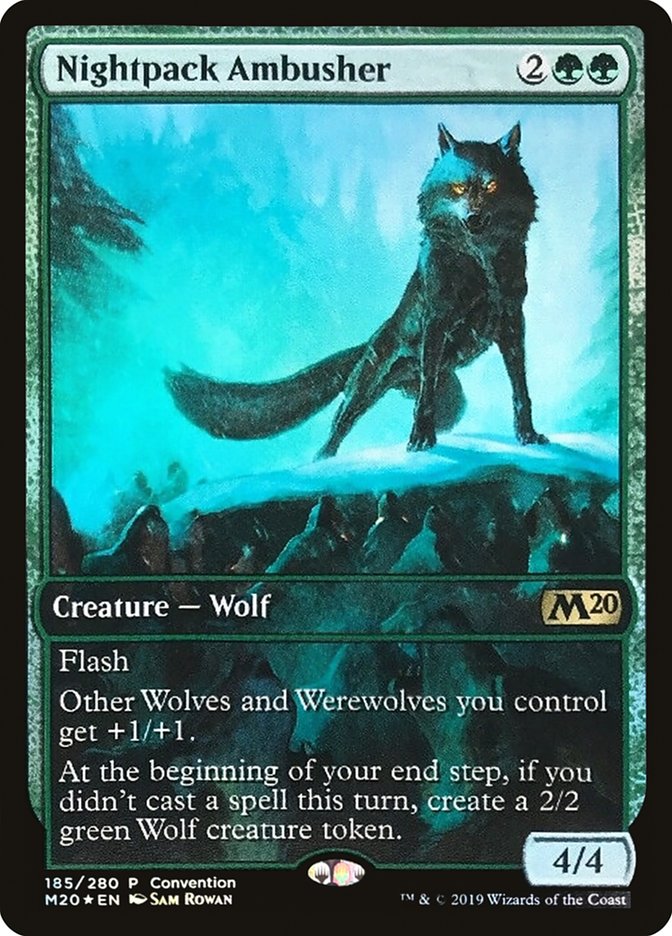 Nightpack Ambusher (Convention) [Core Set 2020 Promos] (PM20 185)