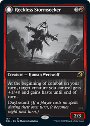 Reckless Stormseeker // Storm-Charged Slasher [Innistrad: Double Feature] (DBL 157)