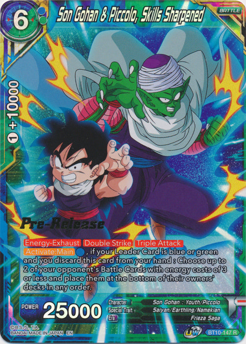 Son Gohan & Piccolo, Skills Sharpened [BT10-147]