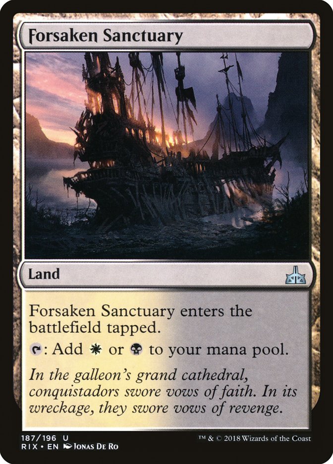 Forsaken Sanctuary [Rivals of Ixalan] (RIX 187)