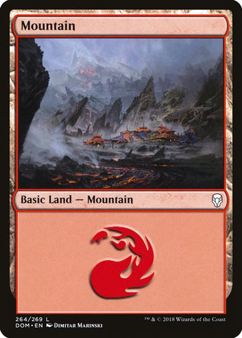 Mountain (#264) [Dominaria] (DOM 264)