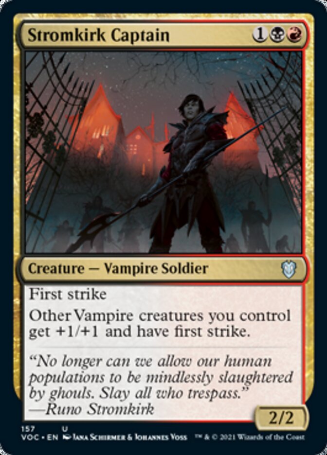 Stromkirk Captain [Innistrad: Crimson Vow Commander] (VOC 157)
