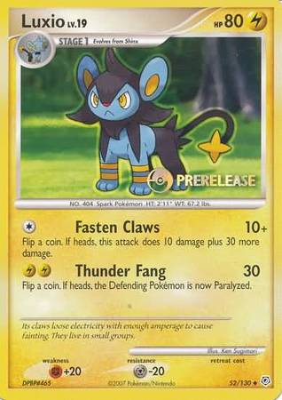 Luxio (Prerelease Promo) (52/130) [Nintendo: Black Star Promos]