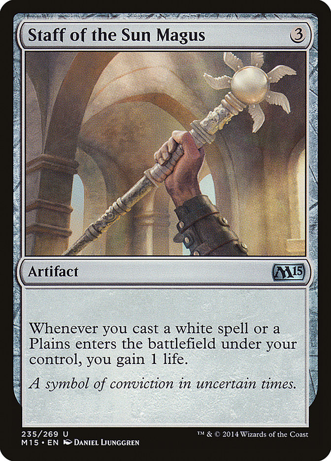 Staff of the Sun Magus [Magic 2015] (M15 235)