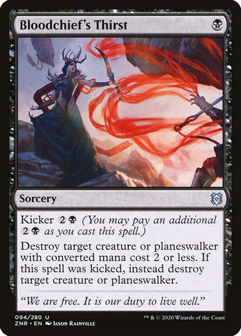 Bloodchief's Thirst [Zendikar Rising] (ZNR 94)