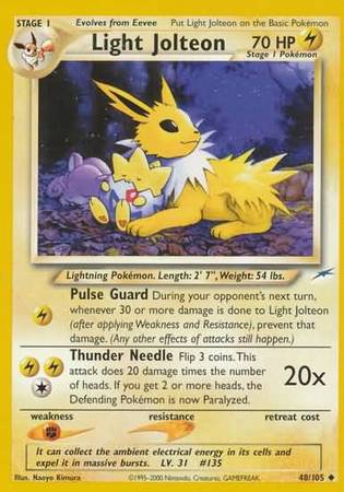 Light Jolteon (48/105) [Neo Destiny]