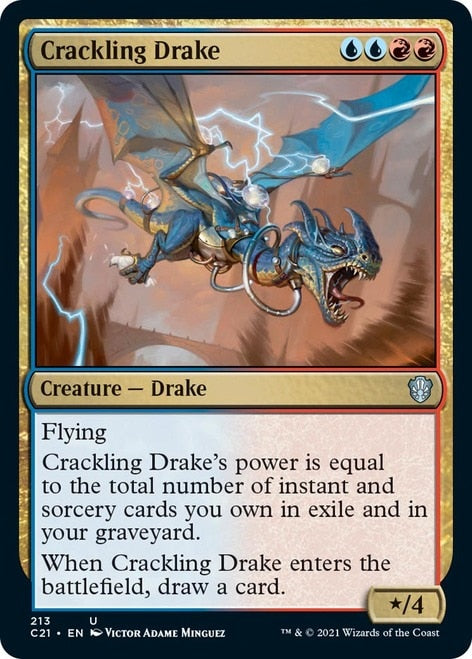 Crackling Drake [Commander 2021] (C21 213)