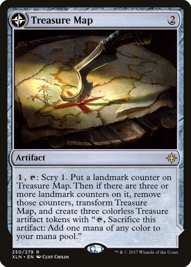 Treasure Map // Treasure Cove [Ixalan] (XLN 250)