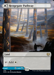 Hengegate Pathway // Mistgate Pathway (Extended Art) [Kaldheim] (KHM 293)