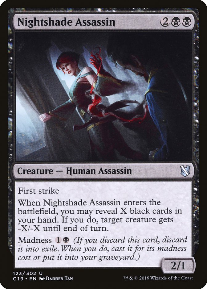 Nightshade Assassin [Commander 2019] (C19 123)