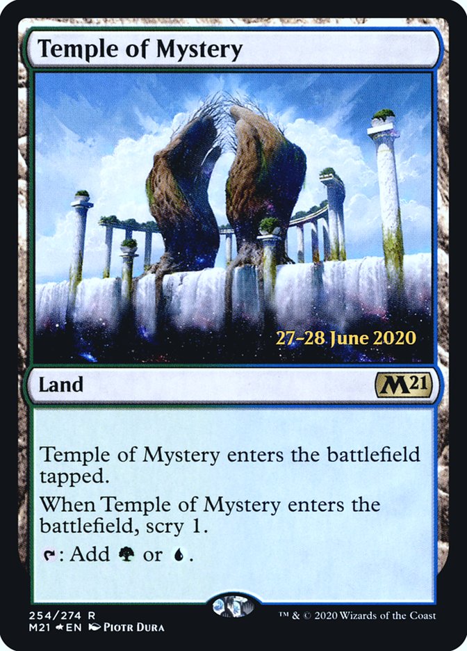 Temple of Mystery  [Core Set 2021 Prerelease Promos] (PM21 254S)
