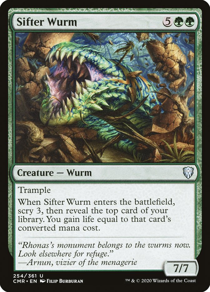 Sifter Wurm [Commander Legends] (CMR 254)
