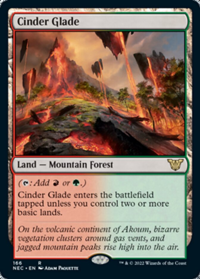 Cinder Glade [Kamigawa: Neon Dynasty Commander] (NEC 166)