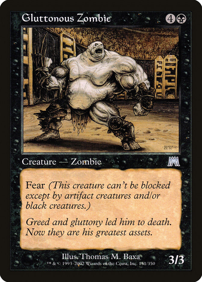 Gluttonous Zombie [Onslaught] (ONS 151)