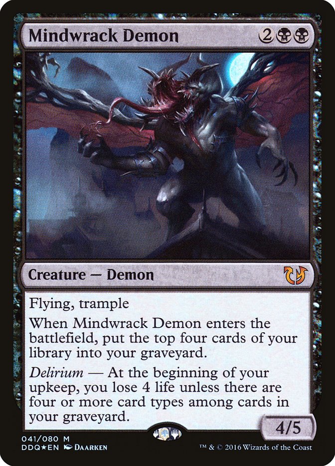 Mindwrack Demon [Duel Decks: Blessed vs. Cursed] (DDQ 41)