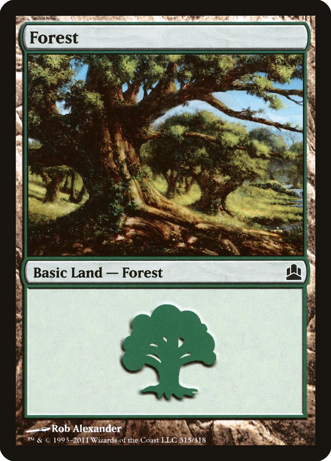 Forest (#315) [Commander 2011] (CMD 315)