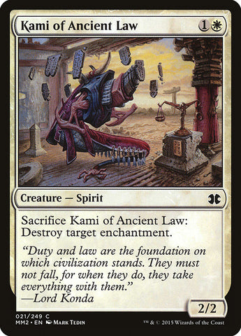 Kami of Ancient Law [Modern Masters 2015] (MM2 21)