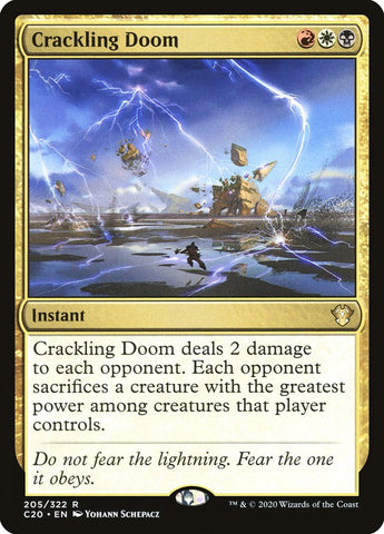 Crackling Doom [Commander 2020] (C20 205)