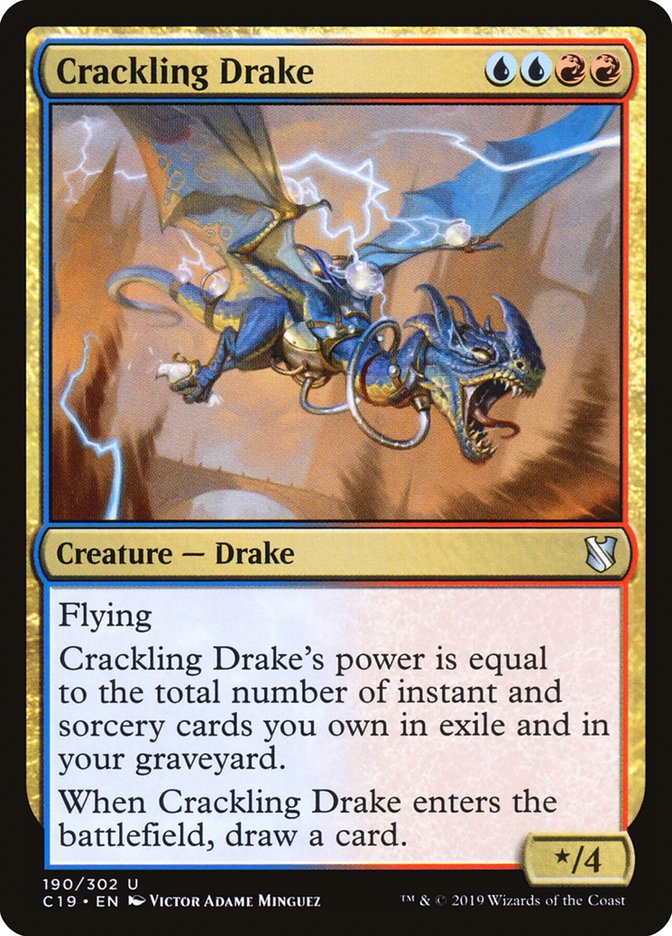 Crackling Drake [Commander 2019] (C19 190)