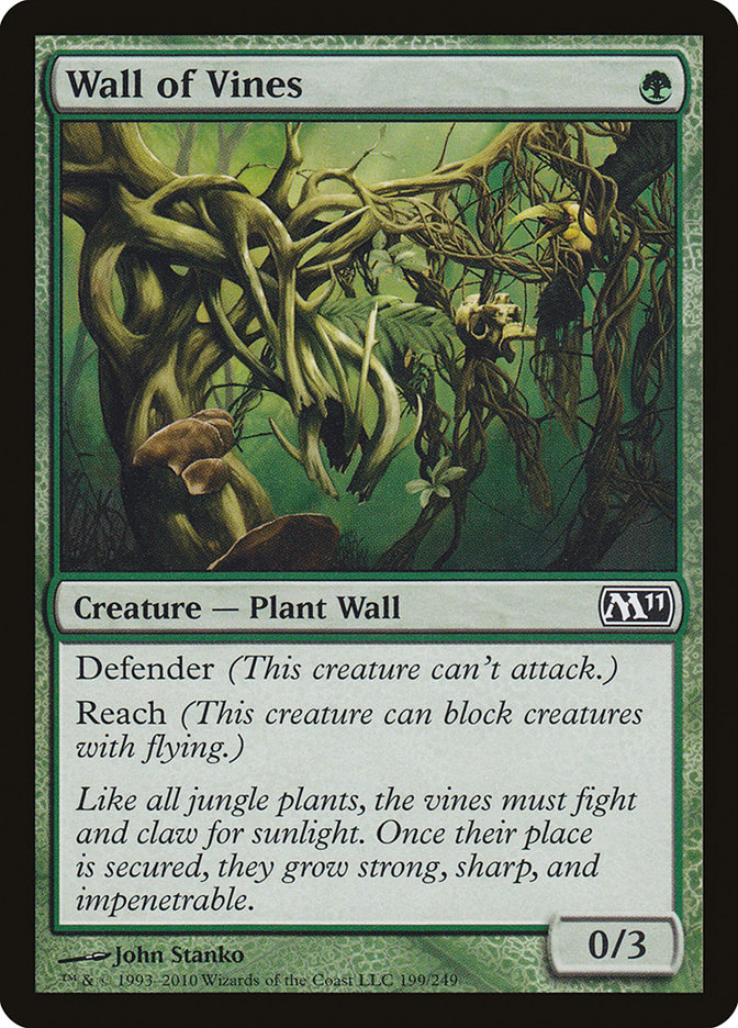 Wall of Vines [Magic 2011] (M11 199)