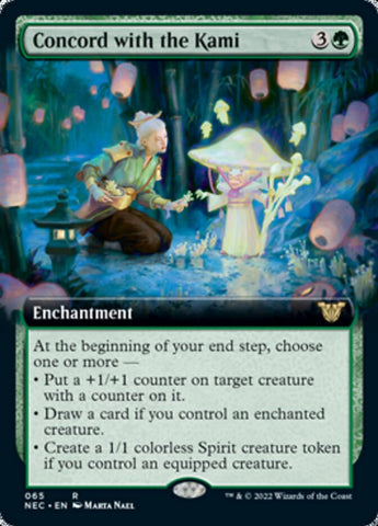 Concord with the Kami (Extended) [Kamigawa: Neon Dynasty Commander] (NEC 65)
