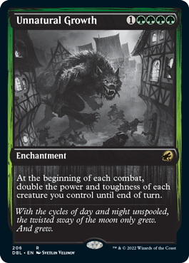 Unnatural Growth [Innistrad: Double Feature] (DBL 206)