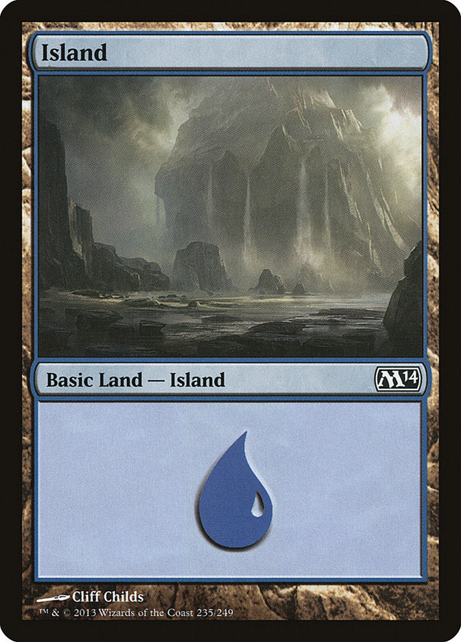 Island (#235) [Magic 2014] (M14 235)