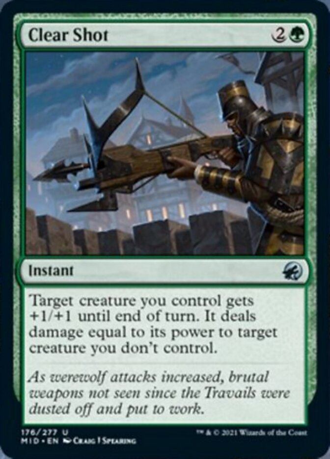Clear Shot [Innistrad: Midnight Hunt] (MID 176)