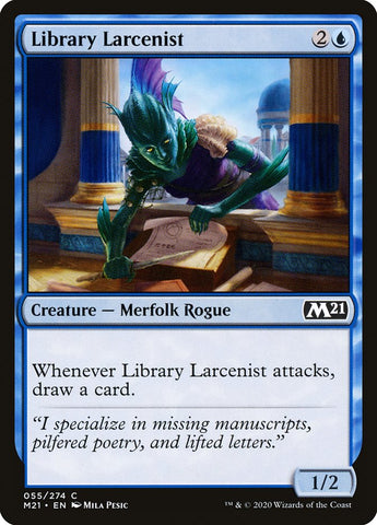 Library Larcenist [Core Set 2021] (M21 55)