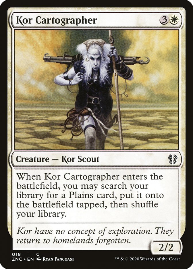 Kor Cartographer [Zendikar Rising Commander] (ZNC 18)