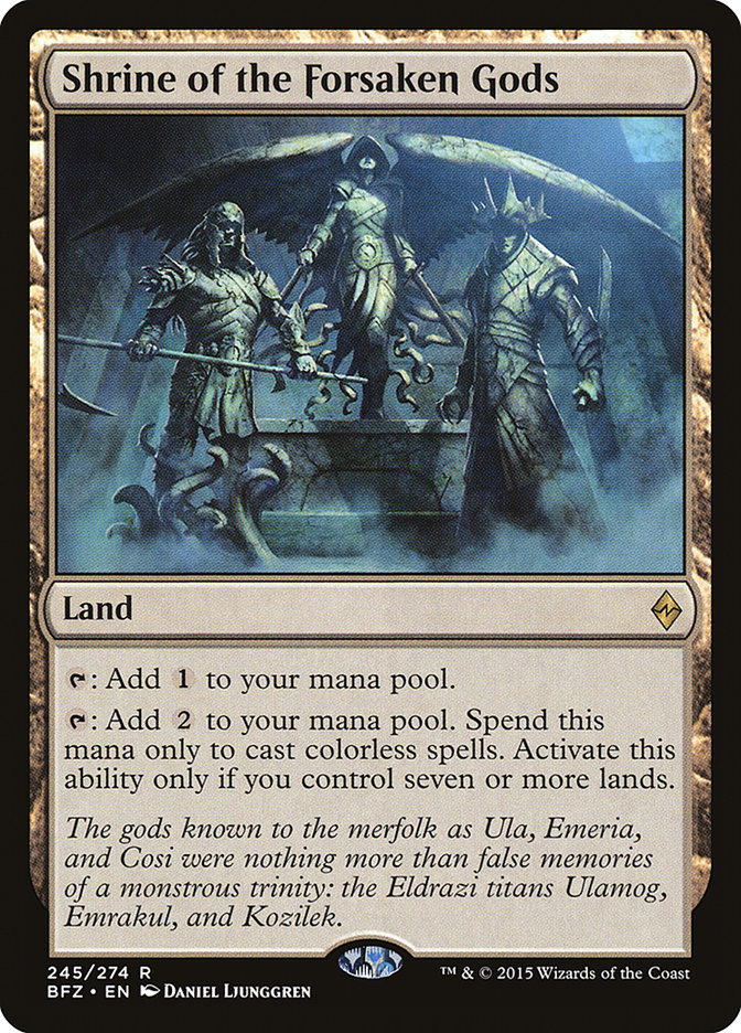 Shrine of the Forsaken Gods [Battle for Zendikar] (BFZ 245)