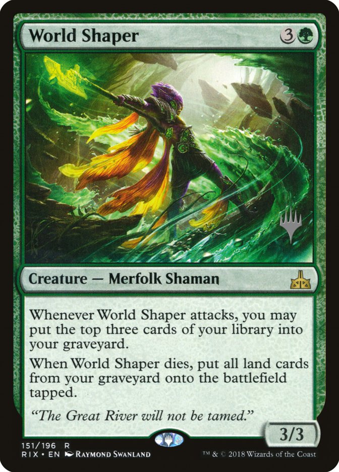World Shaper (Promo Pack) [Rivals of Ixalan Promos] (PRIX 151P)